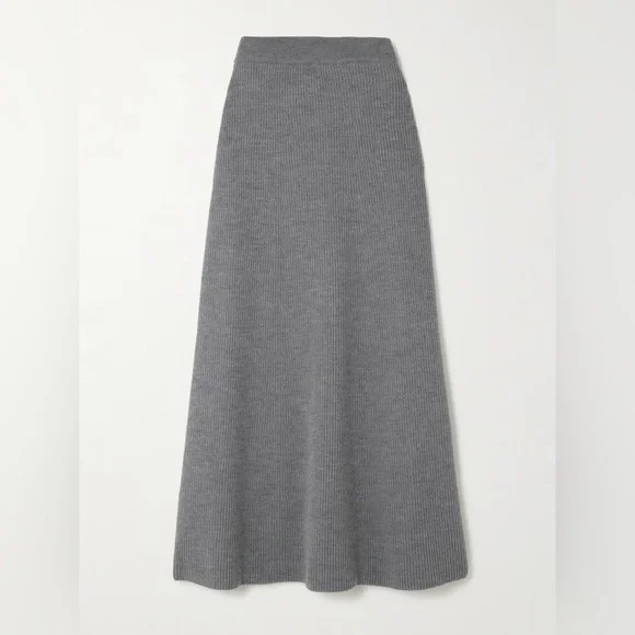 Max Mara - Agile ribbed wool maxi skirt - Picture 2 of 11